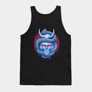 the skull and snake Tank Top